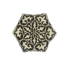 Block Print Stamp Mandala Star M 145