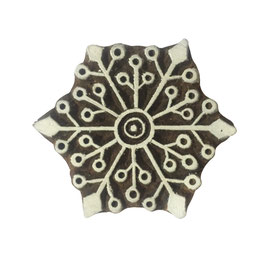 Block Print Stamp Mandala Star M 146 NEW
