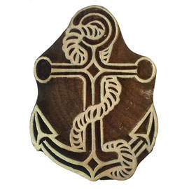 Block Print Stamp Anchor M 86