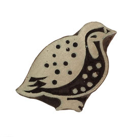 Block Print Stamp bird M 30 NEW
