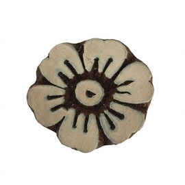 Block Print Stamp Flower M 43
