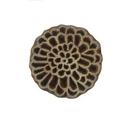 Block Print Stamp Flower M 77 NEW