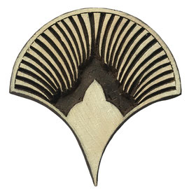 Block Print Stamp Flower Leaf M 193 NEW