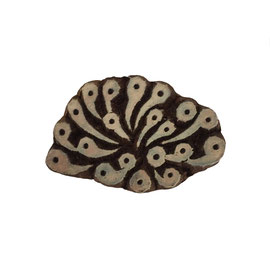 Block Print Stamp Flower M 10