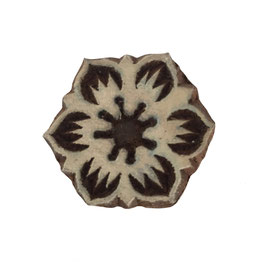 Block Print Stamp Flower M 16