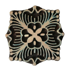 Block Print Stamp Flower Motif M 170