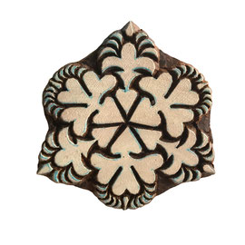 Block Print Stamp Flower Motif M 173