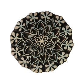 Block Print Stamp Flower Motif M 174
