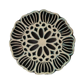 Block Print Stamp Flower Motif M 176