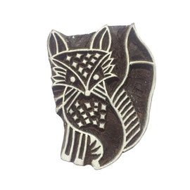 Block Print Stamp Fox M 141