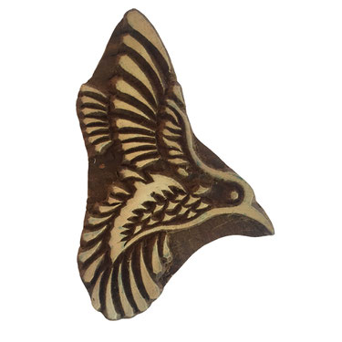 Block Print Stamp Kingfisher M 63 NEW