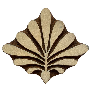 Block Print Stamp Leaf M 206 NEW