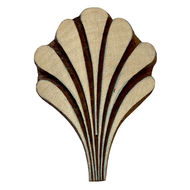 Block Print Stamp Leaf M 207 NEW