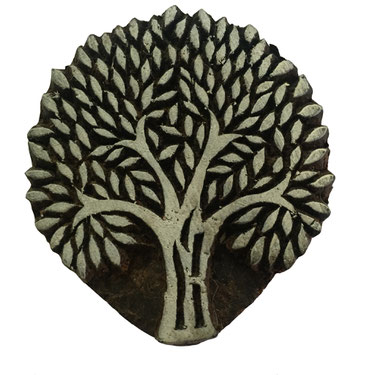 Block Print Stamp Tree No. 35