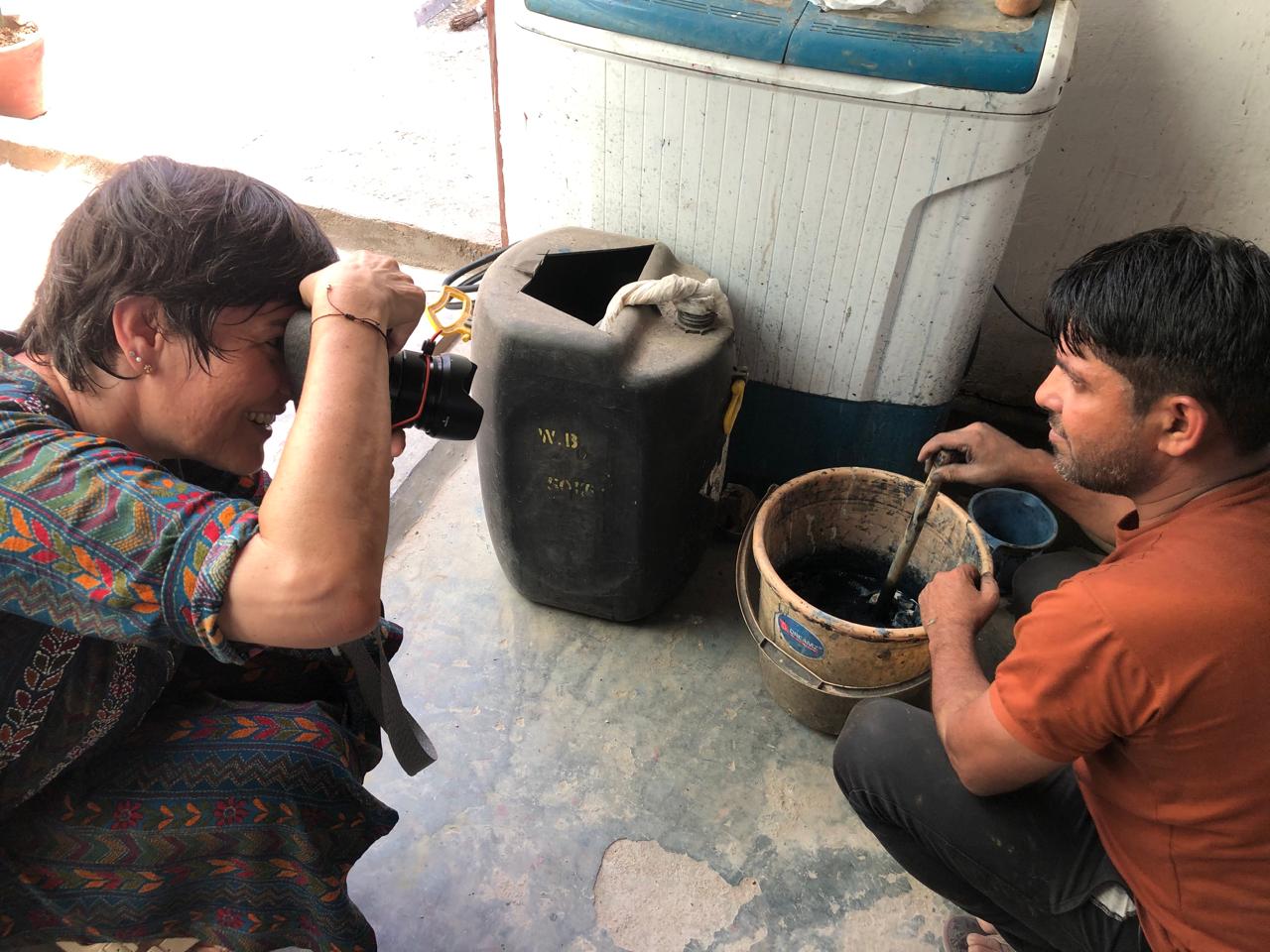 Indigo Dye & Resist Block Printing Workshop