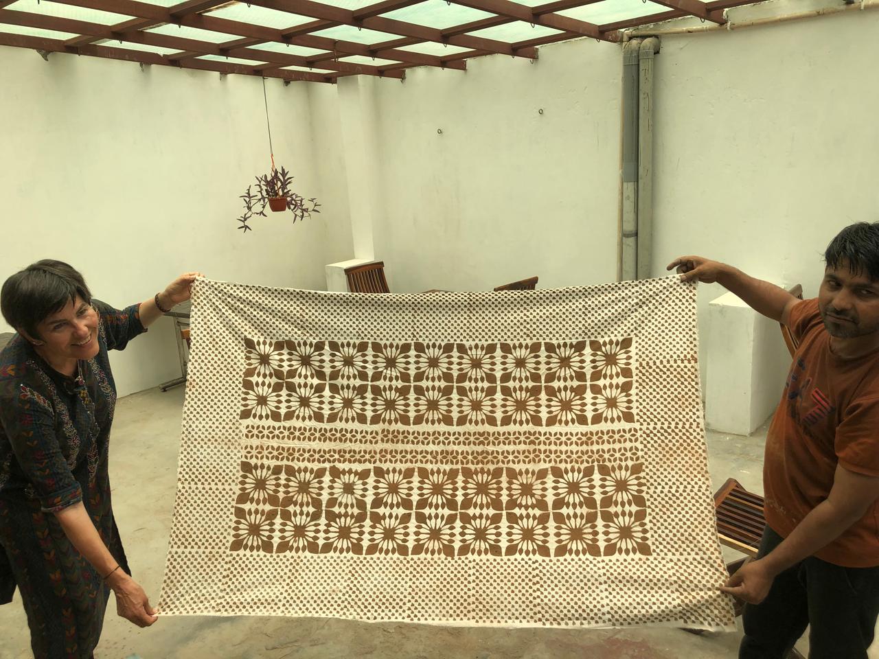 Indigo Dye & Resist Block Printing Workshop