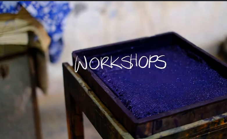 Indigo Dye & Resist Block Printing Workshop