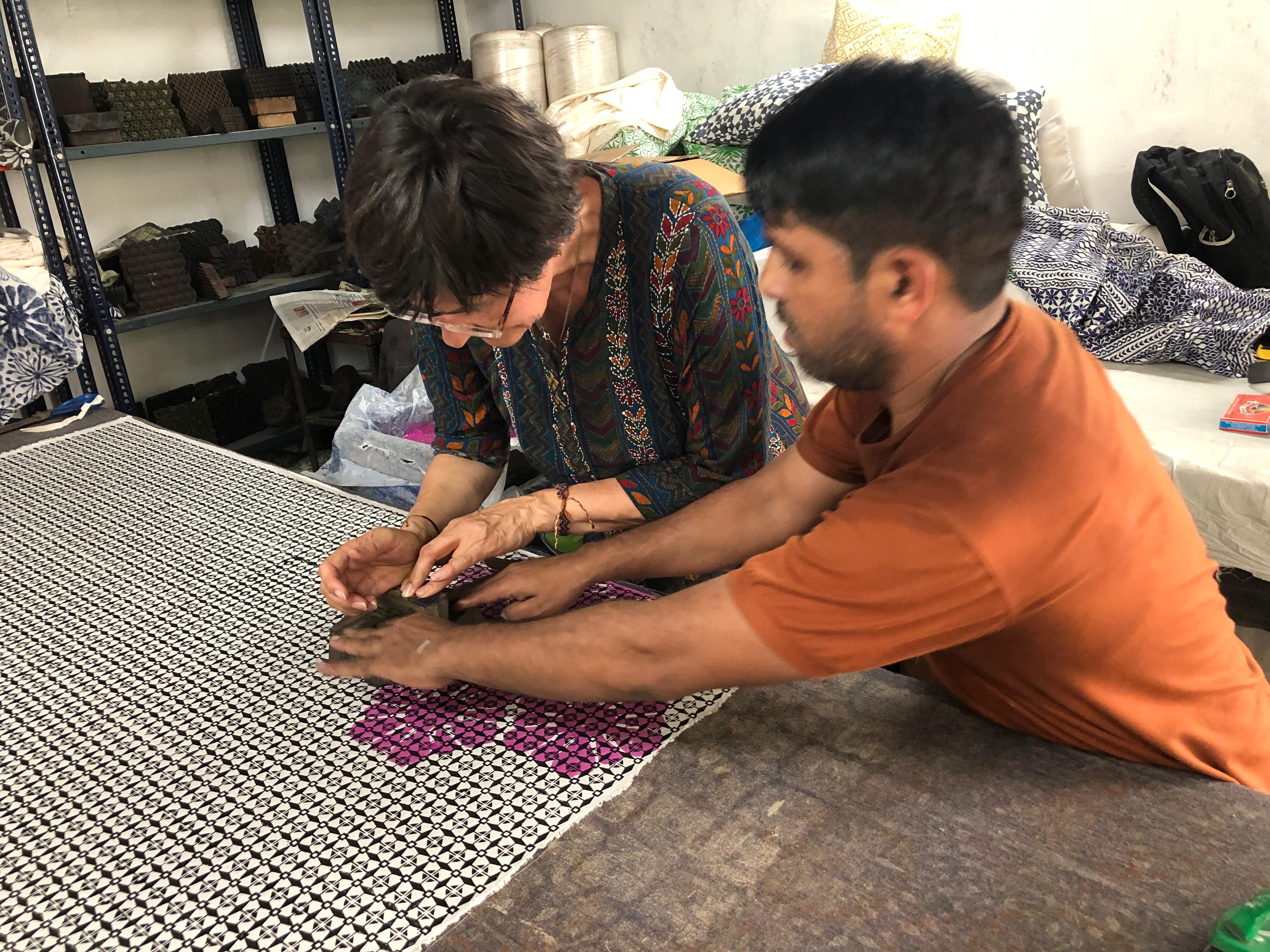 Color Mixing and First Print Workshop