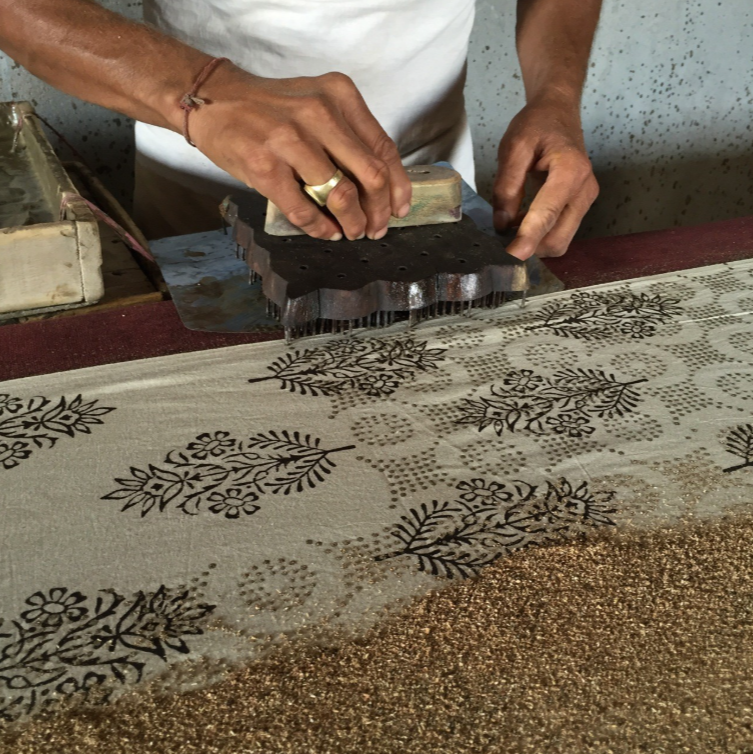 Indigo Mud Resist Block Print 1 Day Workshop