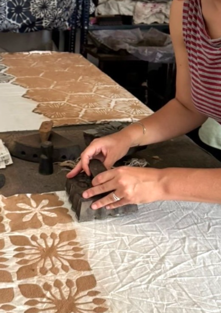 Indigo Mud Resist Block Print 1 Day Workshop
