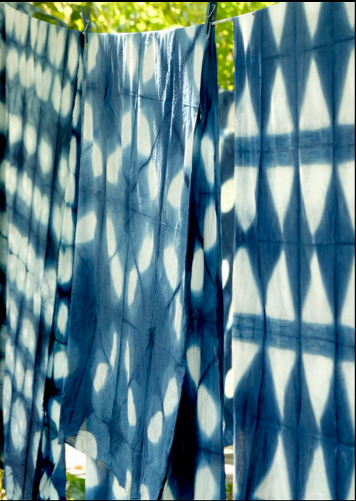 Indigo Shibori 1 Day Workshop Fold, Tie & Dye